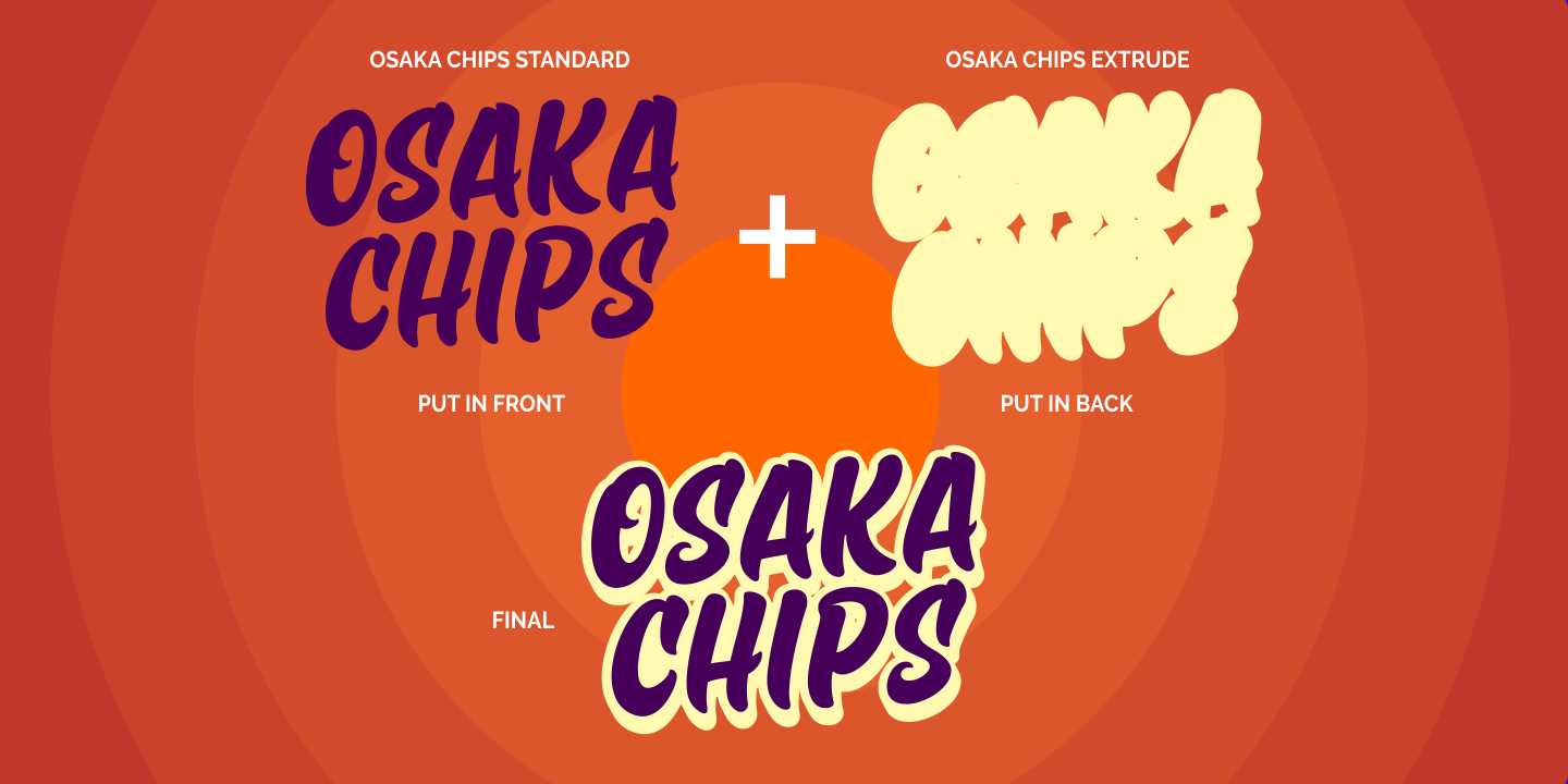 Przykładowa czcionka Osaka Chips #5